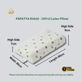 PAPATYA Kids Dual Height Latex Pillow(Ages 3-14)