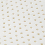 Breathable airholes view - ROYAL Latex Cooling Pillow Support with Flat Ventilated Design