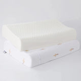 Group image with brand display - ROYAL Latex Cooling Pillow Support with Flat Ventilated Design