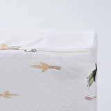 Zipper detail - ROYAL Latex Cooling Pillow Support with Flat Ventilated Design