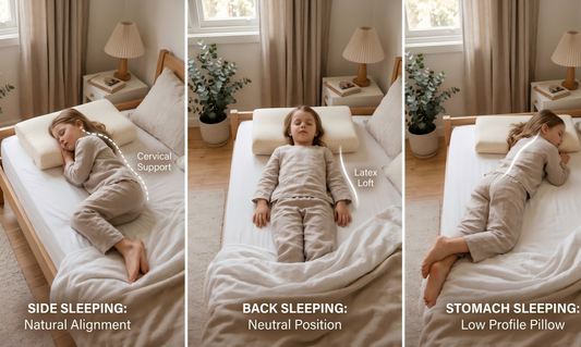 Kids Sleeping Position Pillow Guide: Side, Back & Tummy