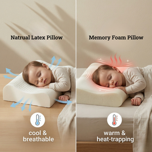 Latex vs Memory Foam for Kids: The Ultimate Pillow Guide