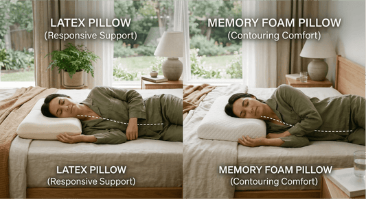Latex vs Memory Foam Pillow: Which Is Better for Neck Support? - Thai Latex Pillow