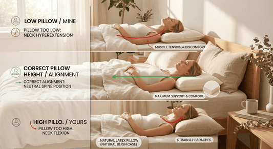 What Pillow Height Is Best for Neck Pain? - Thai Latex Pillow