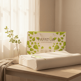 [2 Pack] PAPATYA High - Low Cooling Contour Latex Pillow - Thai Latex Pillow