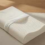[2 Pack] PAPATYA High - Low Cooling Contour Latex Pillow - Thai Latex Pillow
