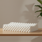 PAPATYA High-Low Contour Latex Pillow (Massage Nodules)