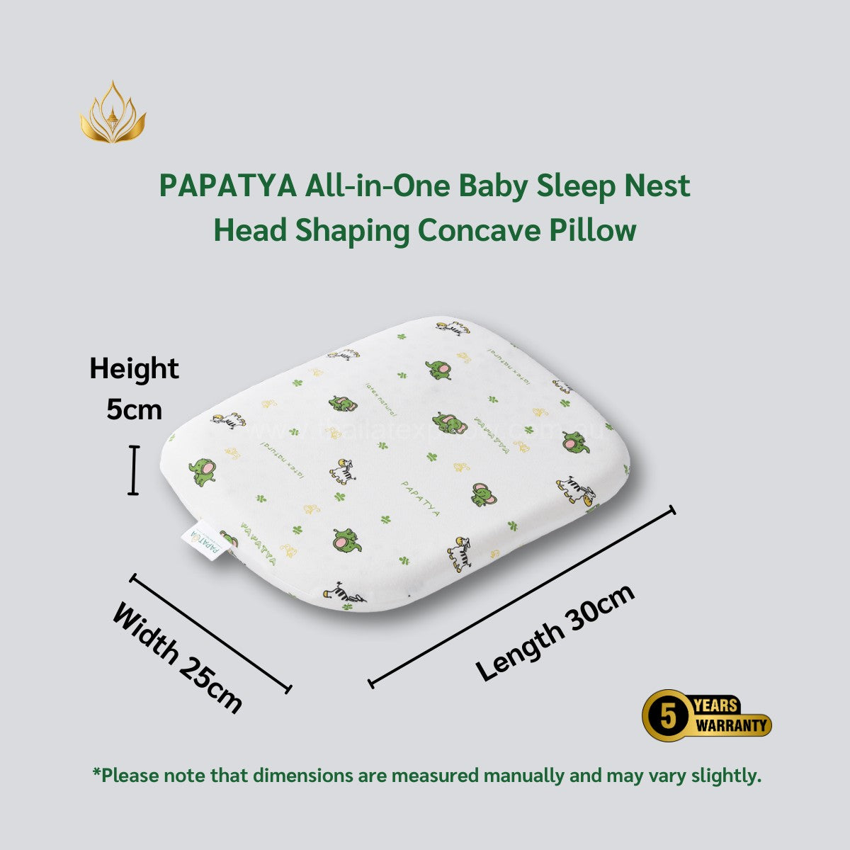 [Pre-Order]PAPATYA Natural Latex Baby Sleep Nest – 5-Piece All-in-One Set for Safer Sleep