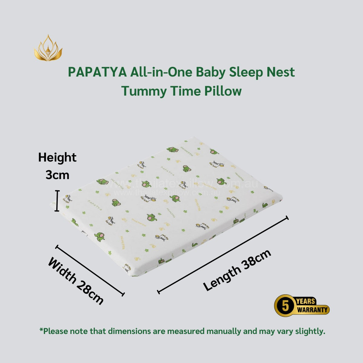 [Pre-Order]PAPATYA Natural Latex Baby Sleep Nest – 5-Piece All-in-One Set for Safer Sleep