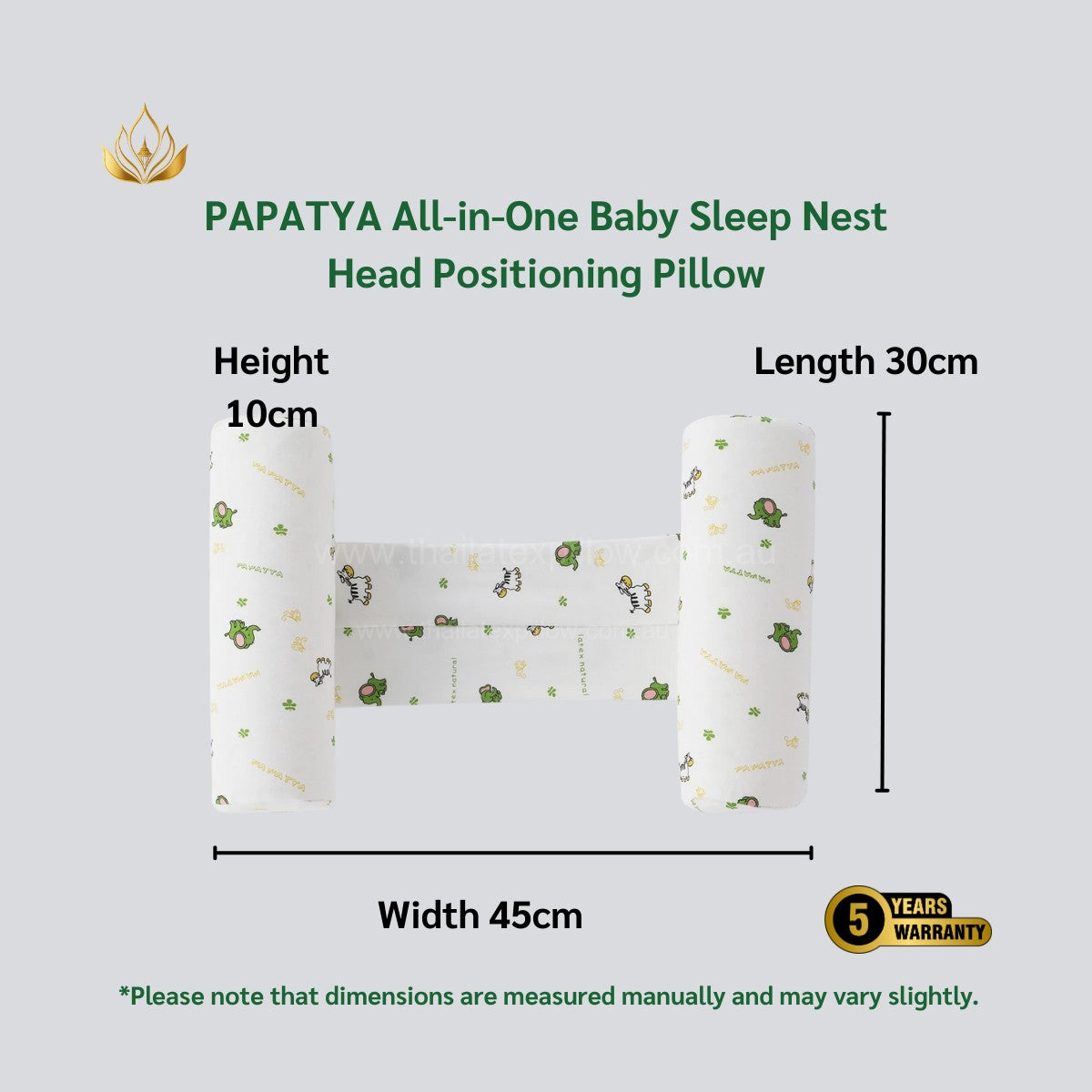 [Pre-Order]PAPATYA Natural Latex Baby Sleep Nest – 5-Piece All-in-One Set for Safer Sleep