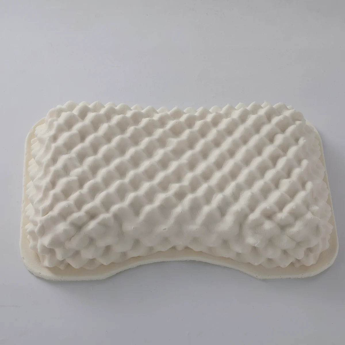 PAPATYA Latex Side Sleeper Beauty Pillow Peanut Shape with Massage Nodules
