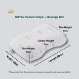 [Pre-Order] ROYAL Peanut Shape Latex Pillow – Massage Dots for Pressure Relief