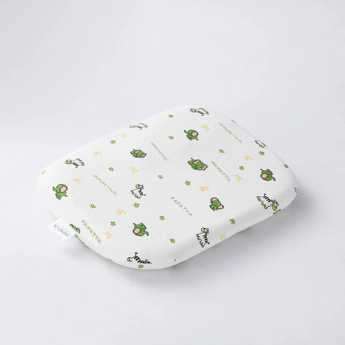 45-degree angle view - PAPATYA Baby Flat Pillow with Soft Contour & Flat Ventilated Design
