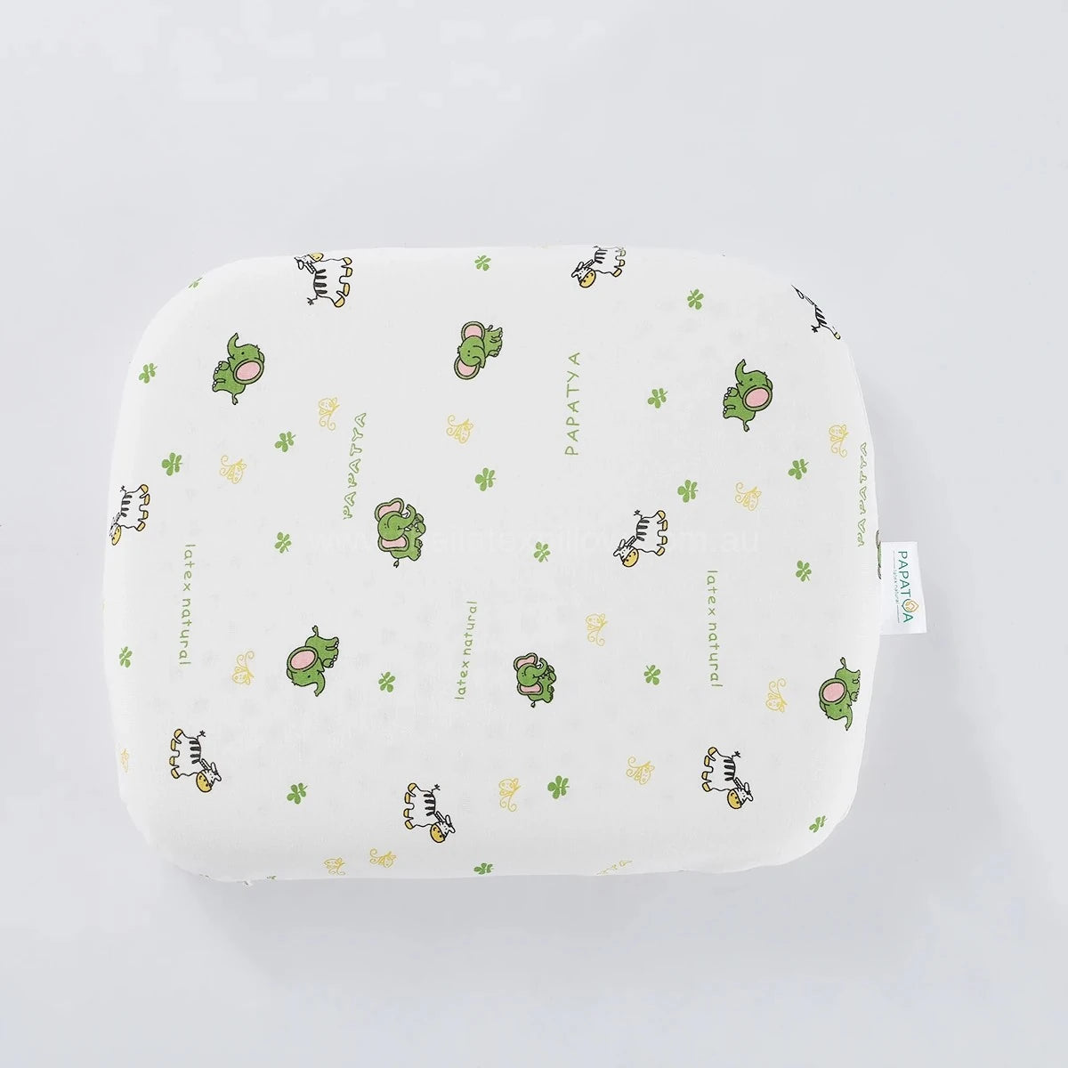 Top view of the pillow - PAPATYA Baby Flat Pillow with Soft Contour & Flat Ventilated Design
