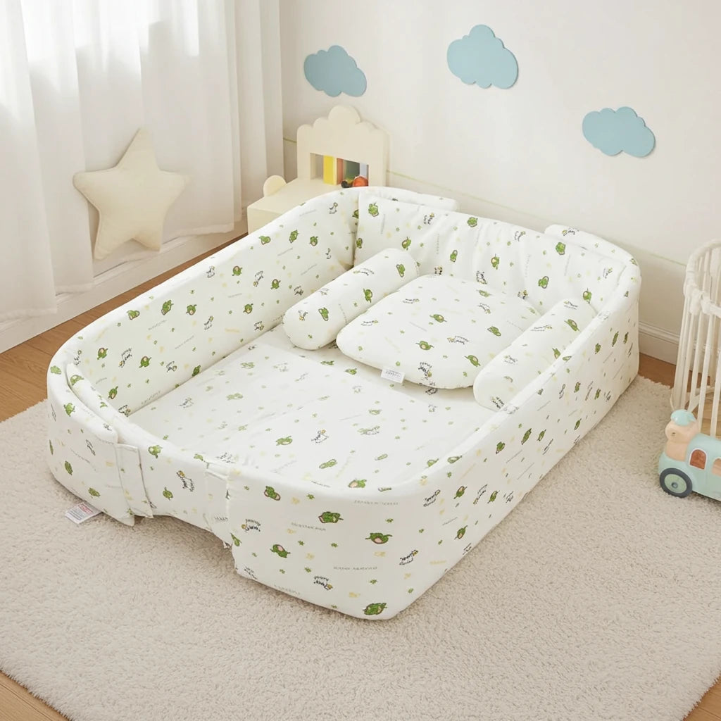 [Pre-Order]PAPATYA Natural Latex Baby Sleep Nest – 5-Piece All-in-One Set for Safer Sleep