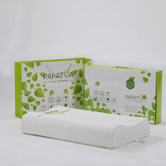 PAPATYA Cooling Latex Pillow – High-Low Contour with Air Holes