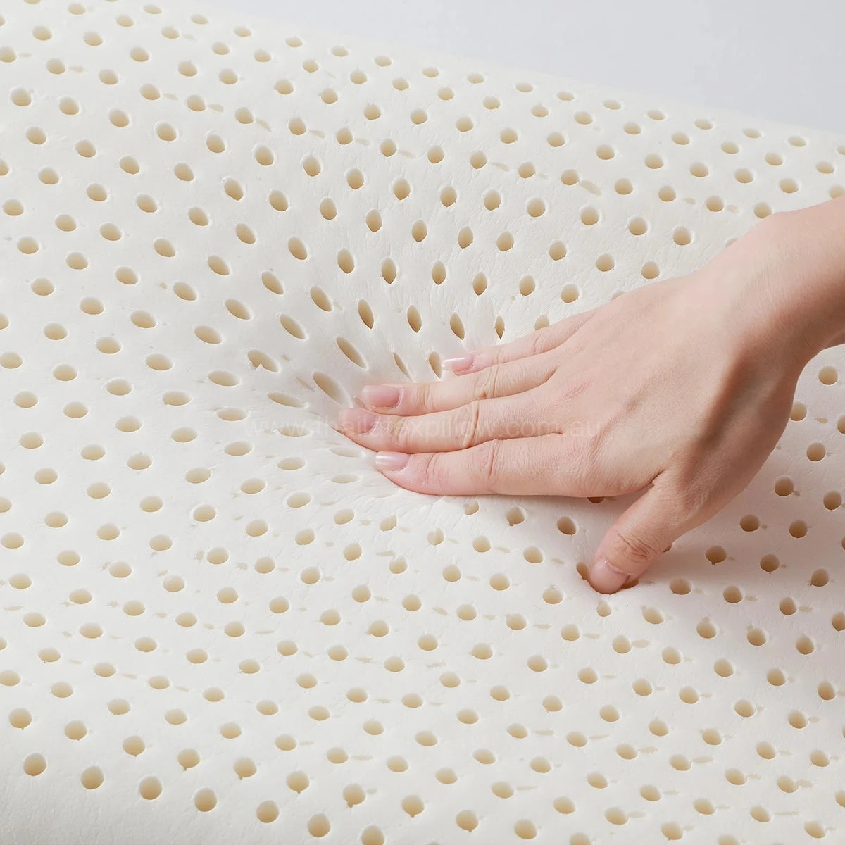 PAPATYA Cooling Latex Pillow – High-Low Contour with Air Holes