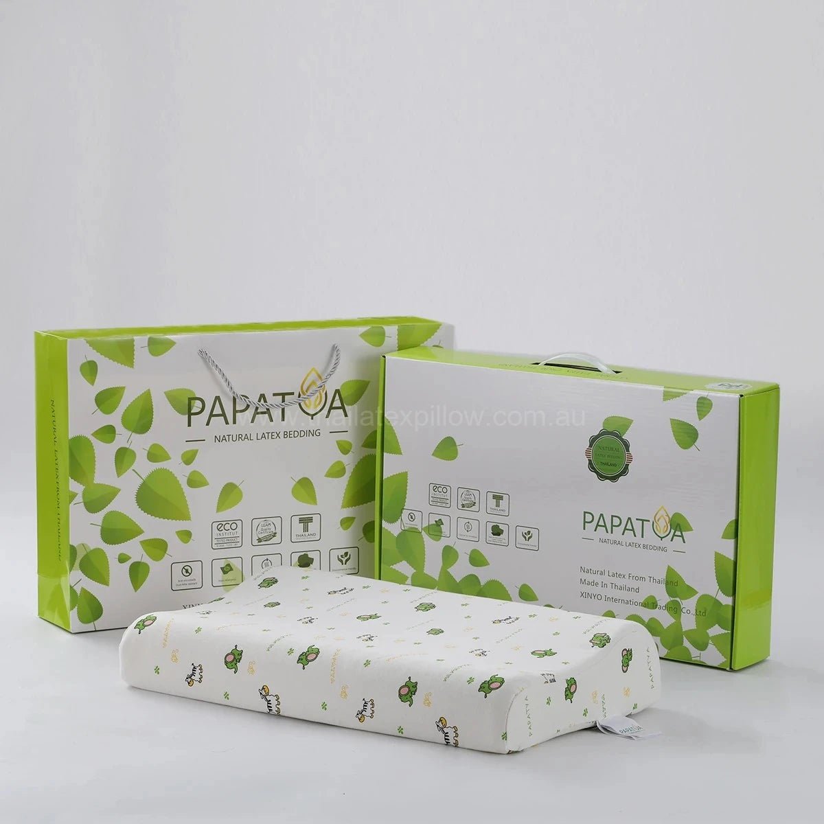 PAPATYA Kids Dual Height Latex Pillow(Ages 3 - 14) - Thai Latex Pillow