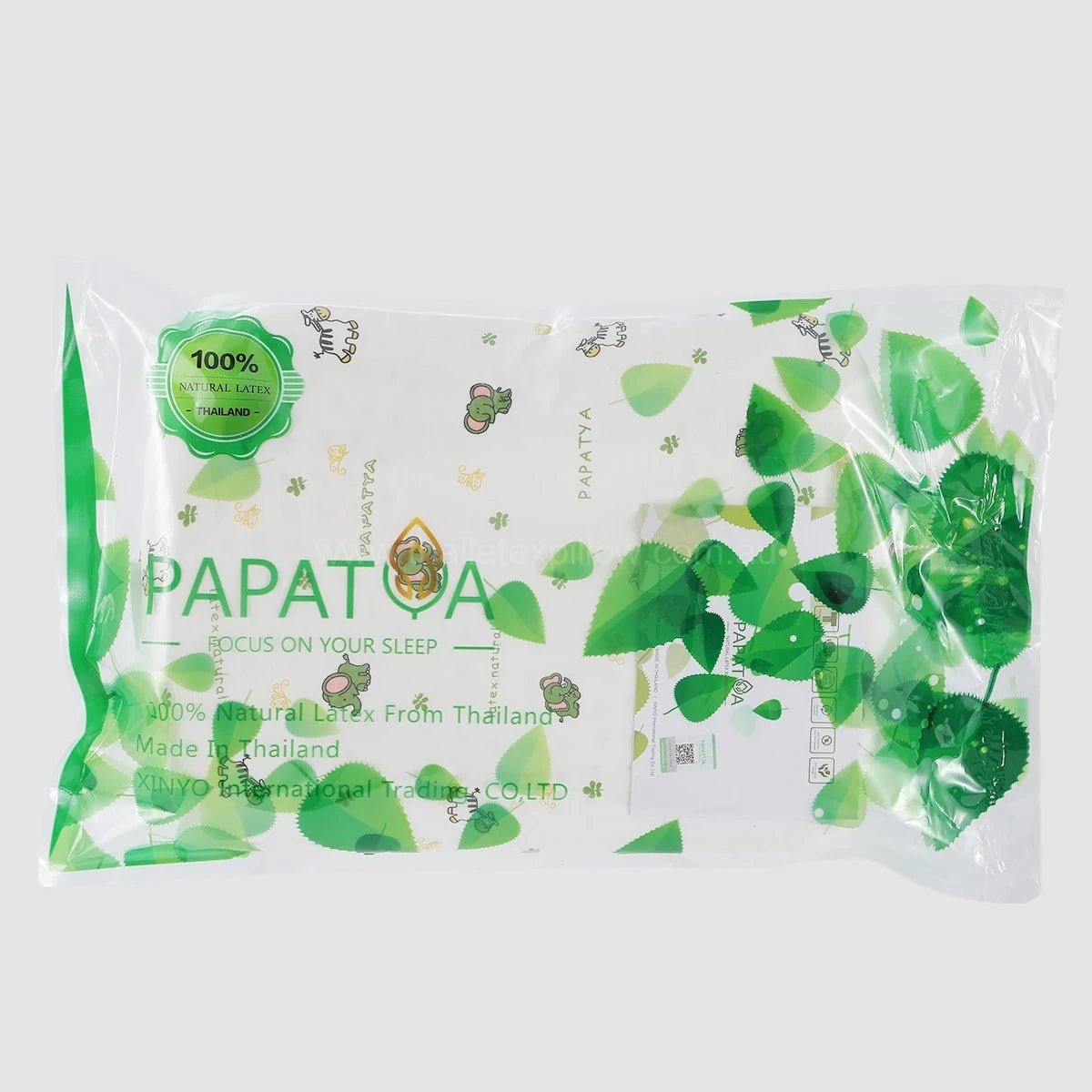 PAPATYA Kids Dual Height Latex Pillow(Ages 3 - 14) - Thai Latex Pillow