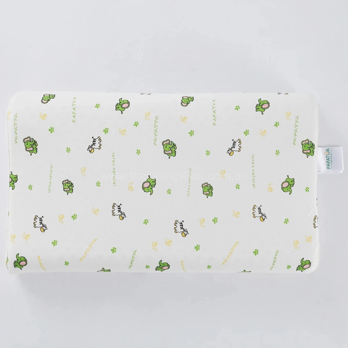 Top view of the pillow - Neck Support & Flat Ventilated Design (Ages 3–14)
