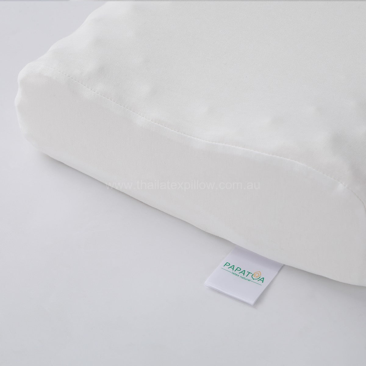 Close-up detail of the pillow - PAPATYA Latex Neck Pillow Contour Support with Massage Nodules