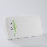 Front view of the pillow - PAPATYA Latex Neck Pillow Contour Support with Massage Nodules
