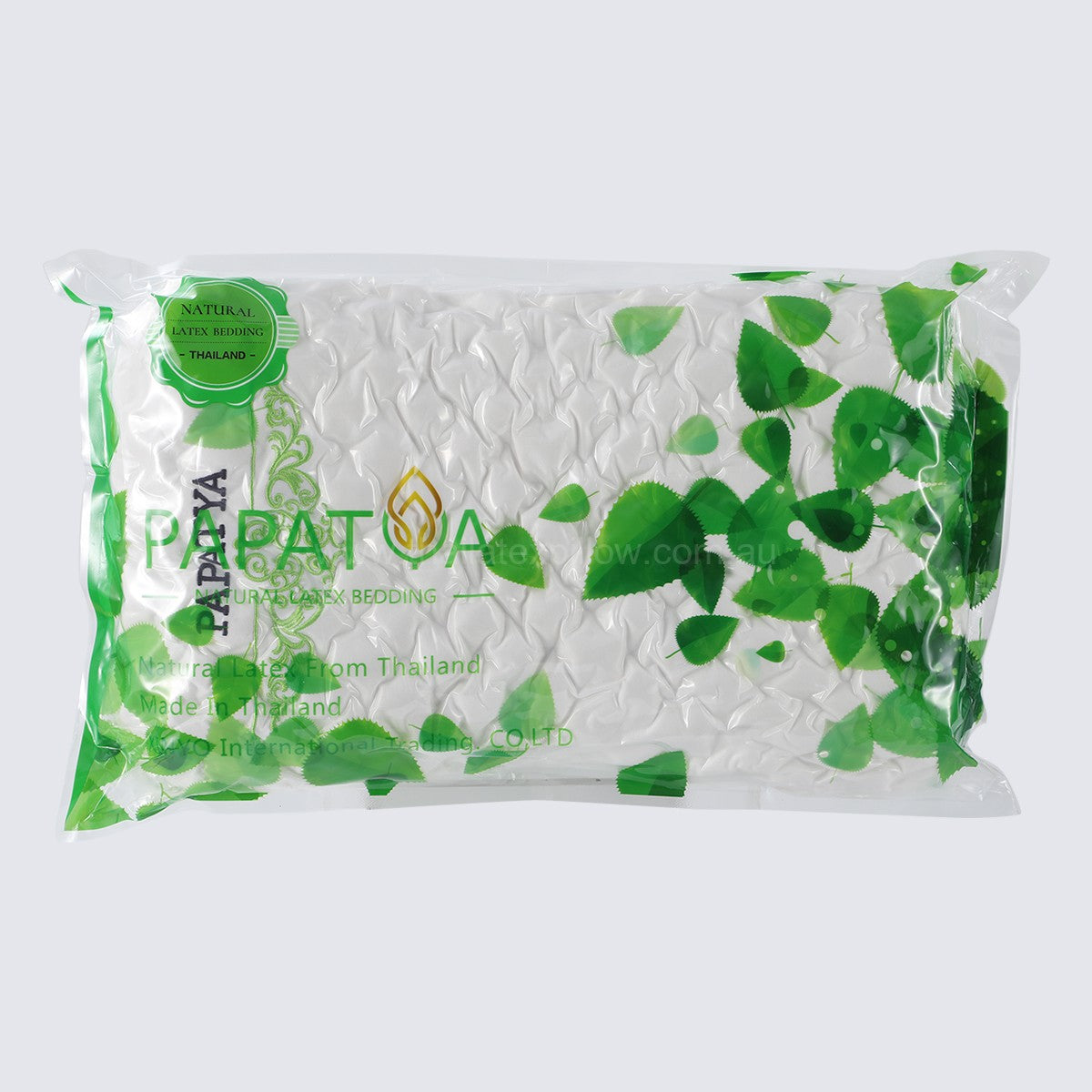 Pillow with plastic  packaging - PAPATYA Latex Neck Pillow Contour Support with Massage Nodules