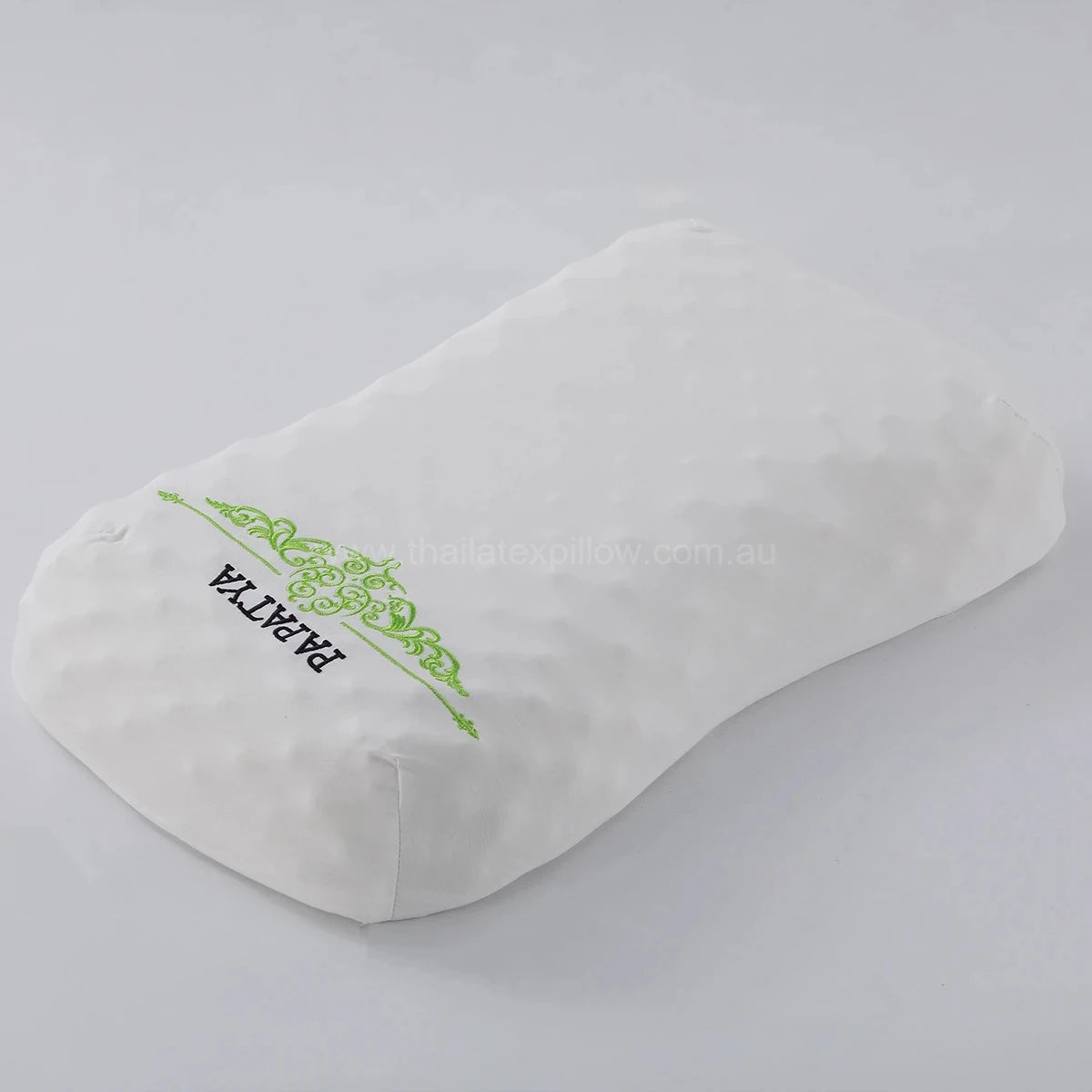 45-degree angle view 2 - PAPATYA Latex Side Sleeper Beauty Pillow Peanut Shape with Massage Nodules

