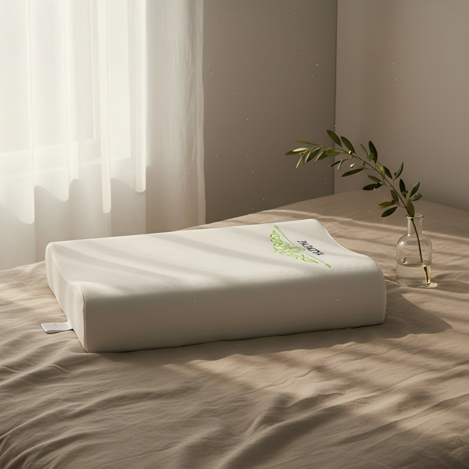 PAPATYA High-Low Cooling Contour Latex Pillow