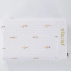 Top view of the pillow - ROYAL Latex Cooling Pillow Support with Flat Ventilated Design
