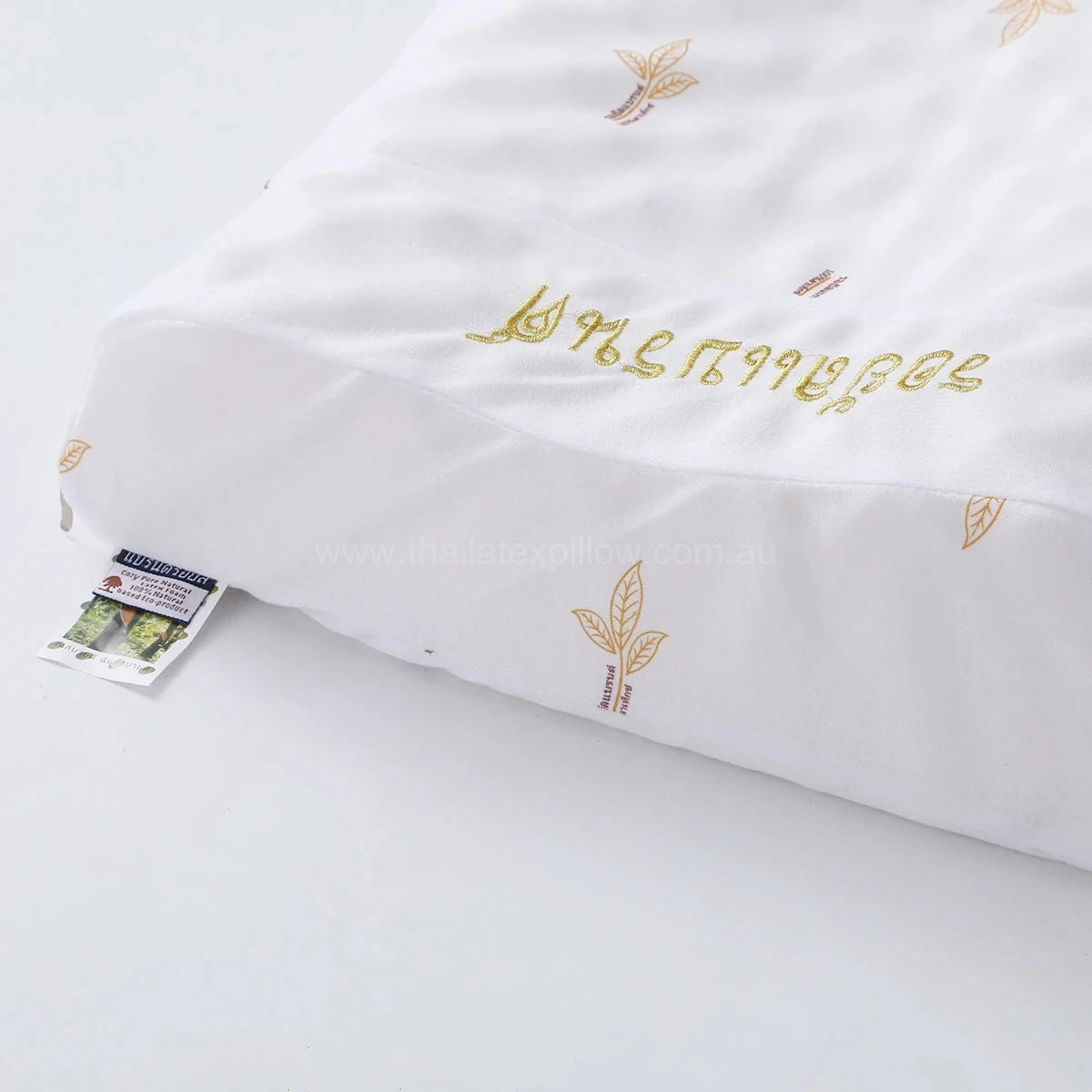 Close-up detail 1 of the pillow - ROYAL Latex Neck Pillow Contour Support with Massage Nodules