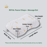 ROYAL Peanut Latex Pillow (Massage Nodules) - Thai Latex Pillow